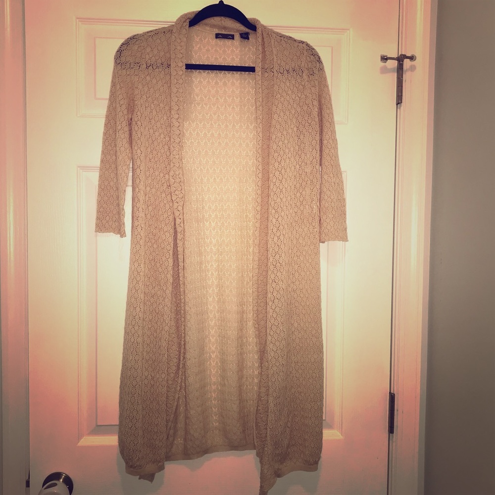 Long Beige Sweater